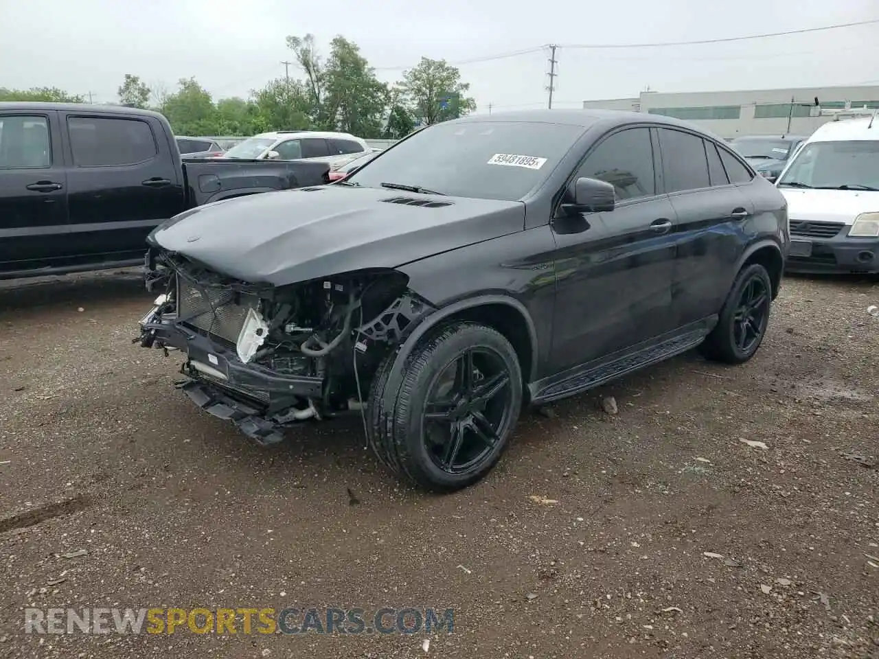 1 Photograph of a damaged car 4JGED6EB2KA142995 MERCEDES-BENZ GLE-CLASS 2019
