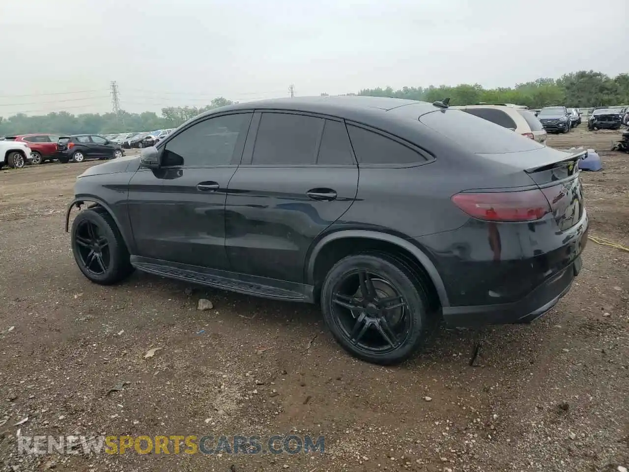 2 Photograph of a damaged car 4JGED6EB2KA142995 MERCEDES-BENZ GLE-CLASS 2019