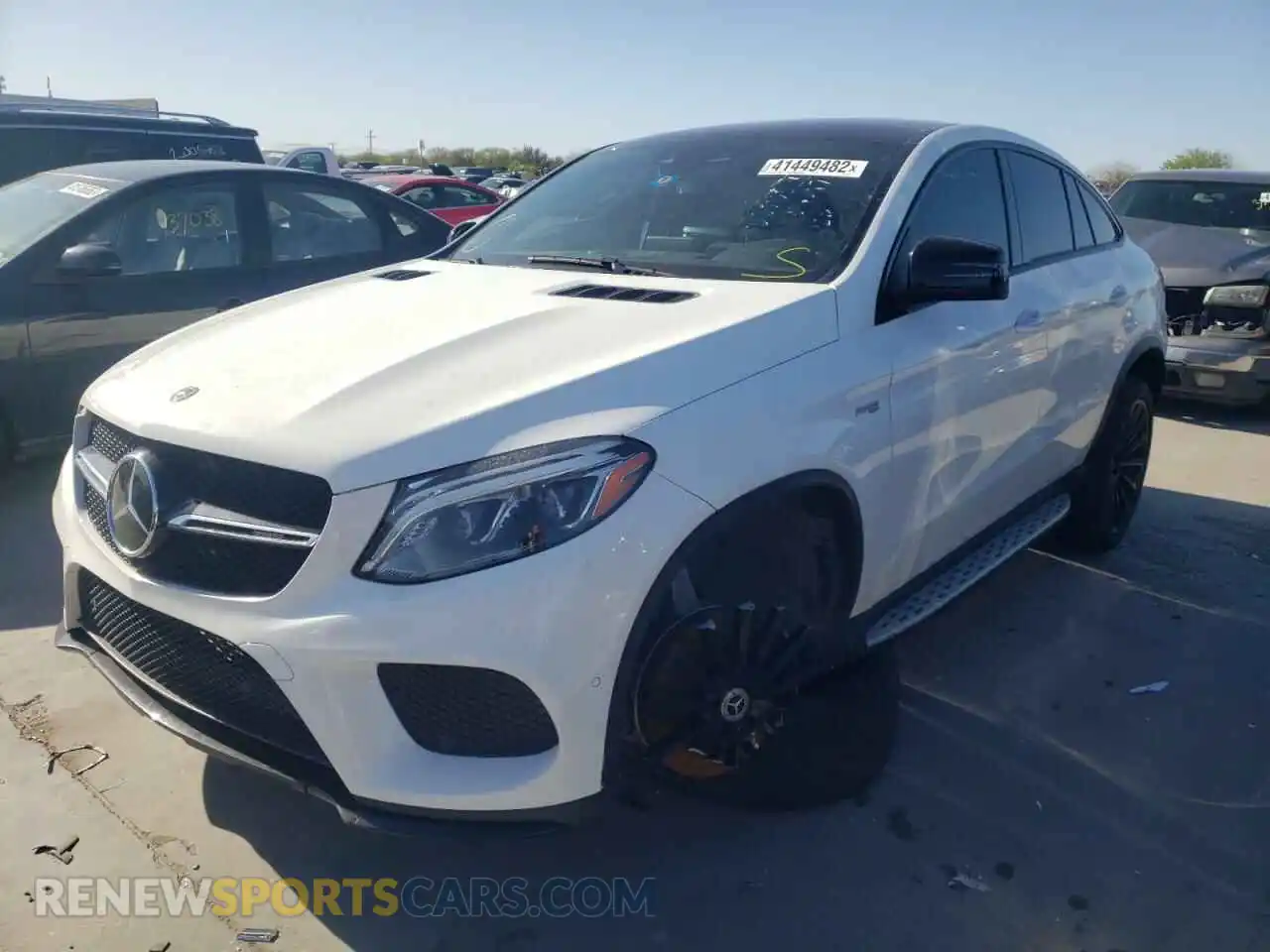 2 Photograph of a damaged car 4JGED6EB5KA154591 MERCEDES-BENZ GLE-CLASS 2019
