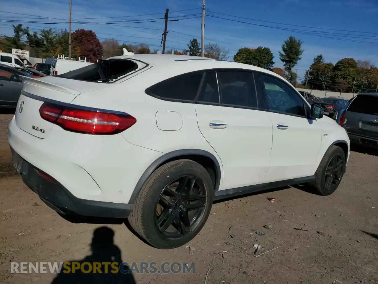 3 fotografías del automóvil dañado 4JGED6EBXKA132618 MERCEDES-BENZ GLE-CLASS 2019