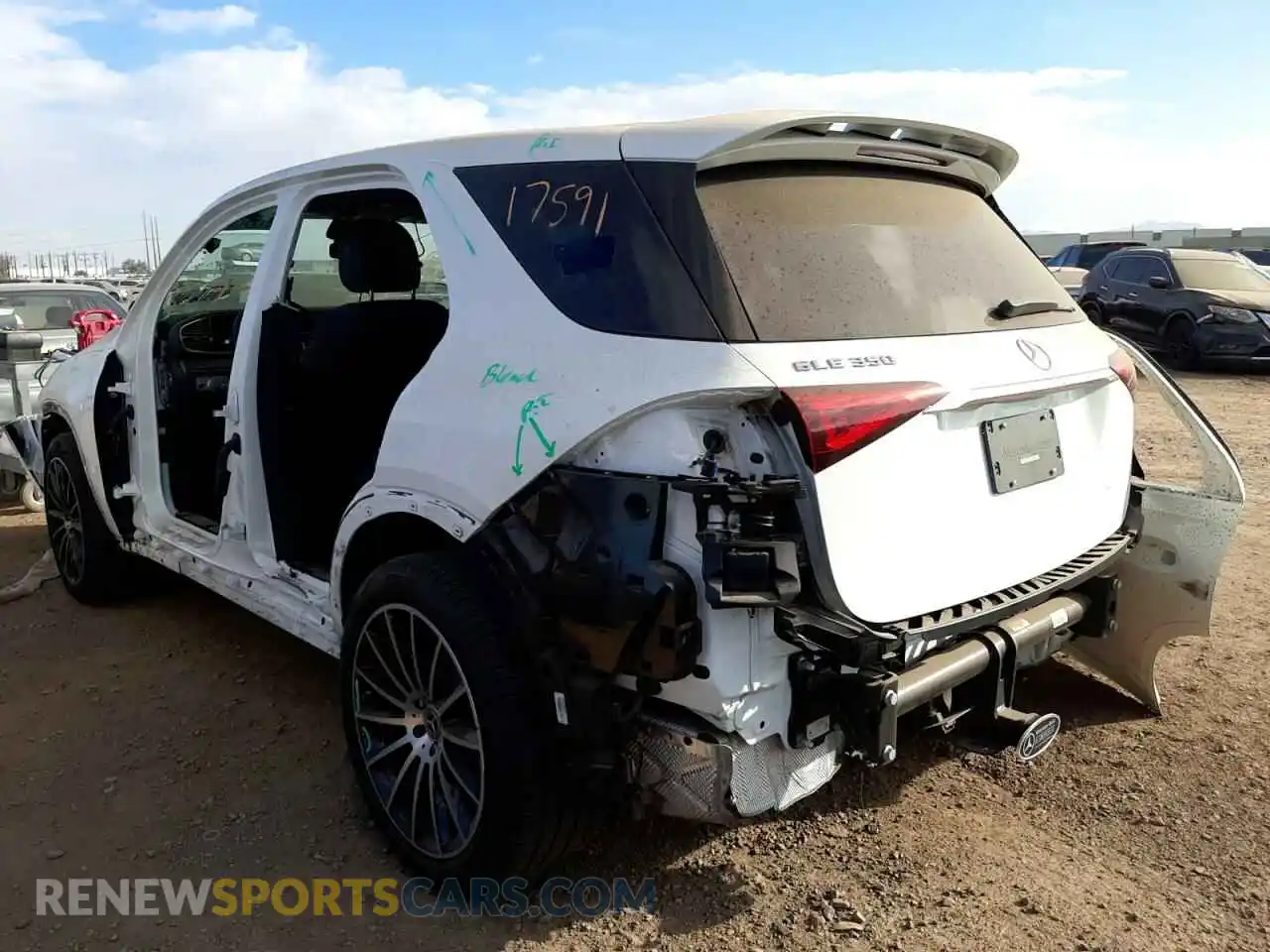 3 Photograph of a damaged car 4JGFB4JB3MA406281 MERCEDES-BENZ GLE-CLASS 2021