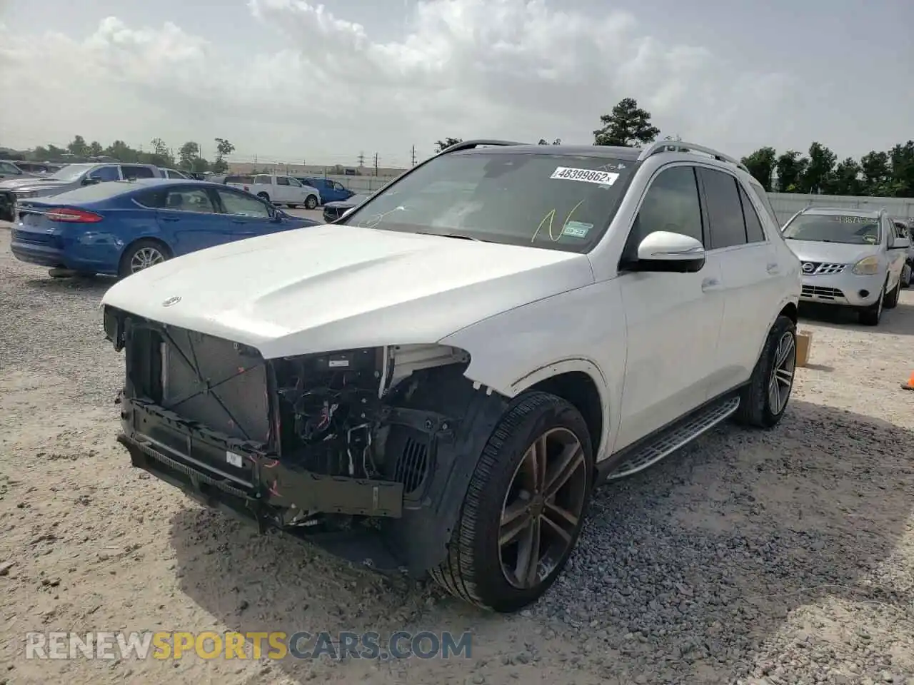 2 Photograph of a damaged car 4JGFB4JB6MA405657 MERCEDES-BENZ GLE-CLASS 2021