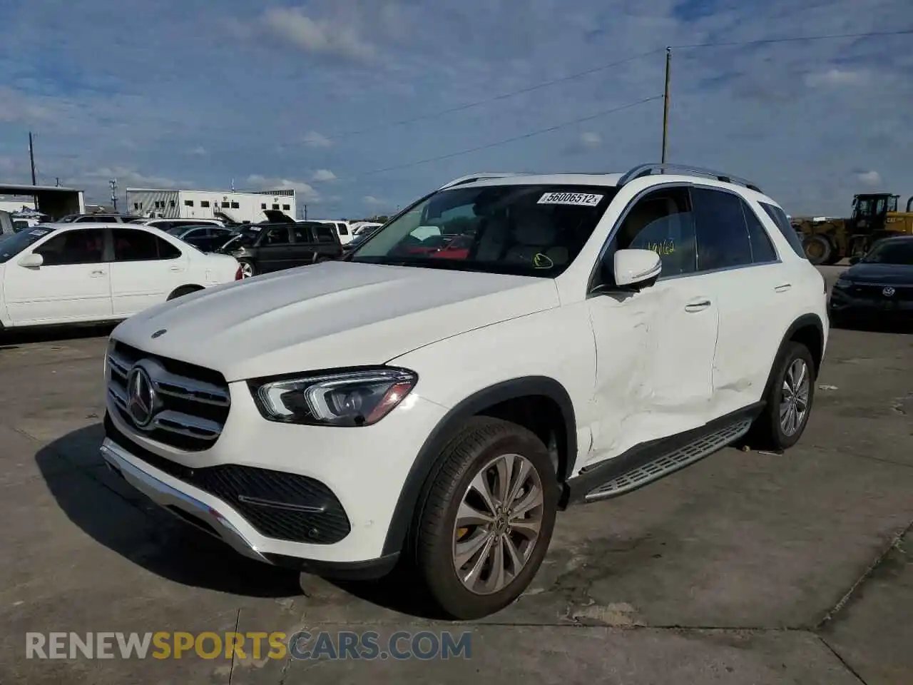 2 Photograph of a damaged car 4JGFB4JB8MA350631 MERCEDES-BENZ GLE-CLASS 2021