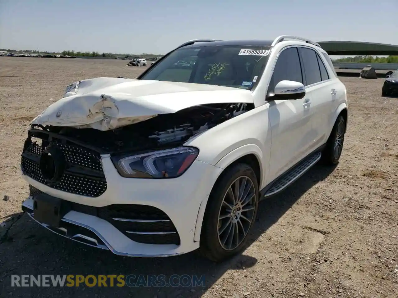 2 Photograph of a damaged car 4JGFB4JBXMA314469 MERCEDES-BENZ GLE-CLASS 2021