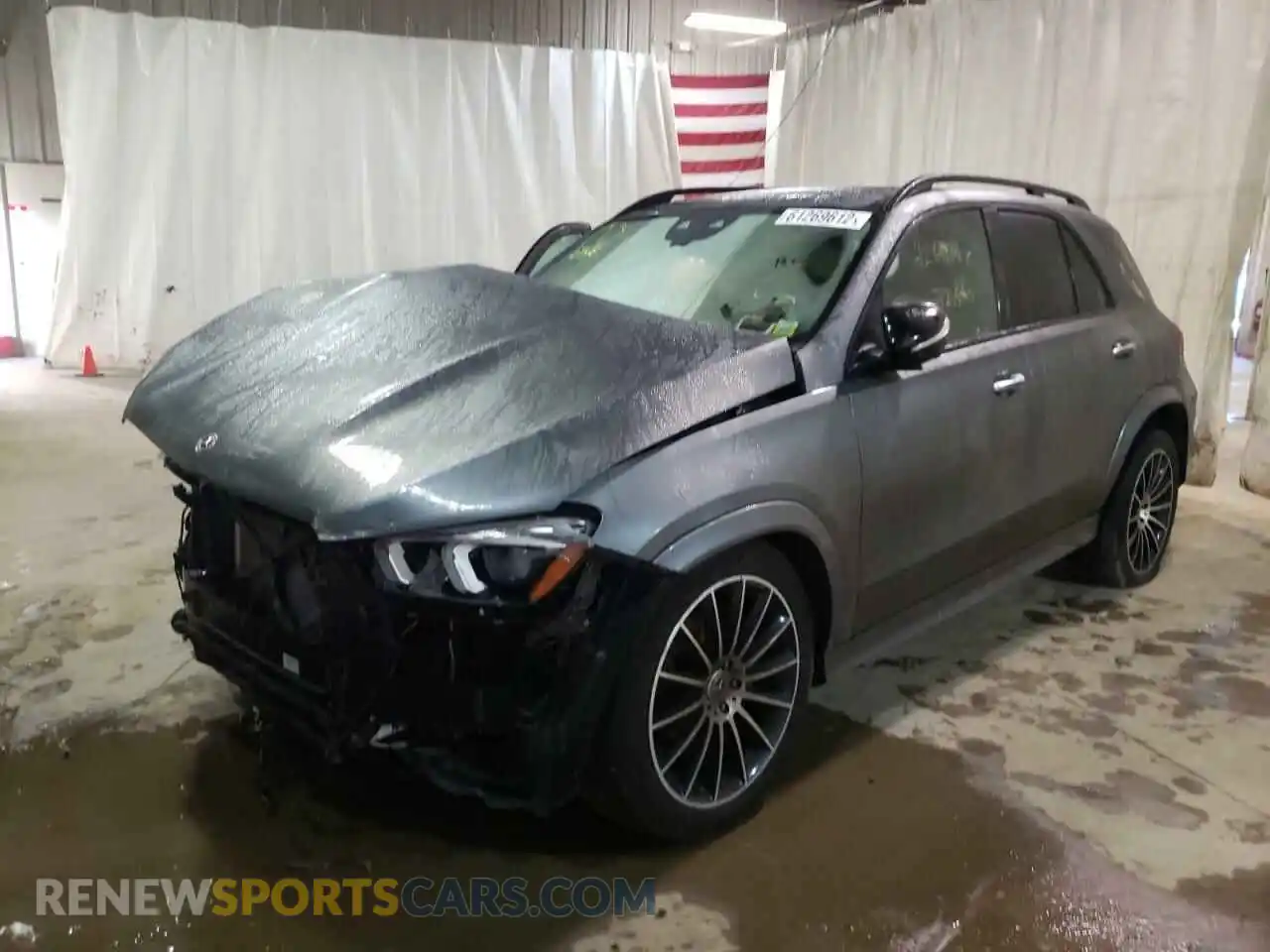 2 Photograph of a damaged car 4JGFB4KB0MA358673 MERCEDES-BENZ GLE-CLASS 2021