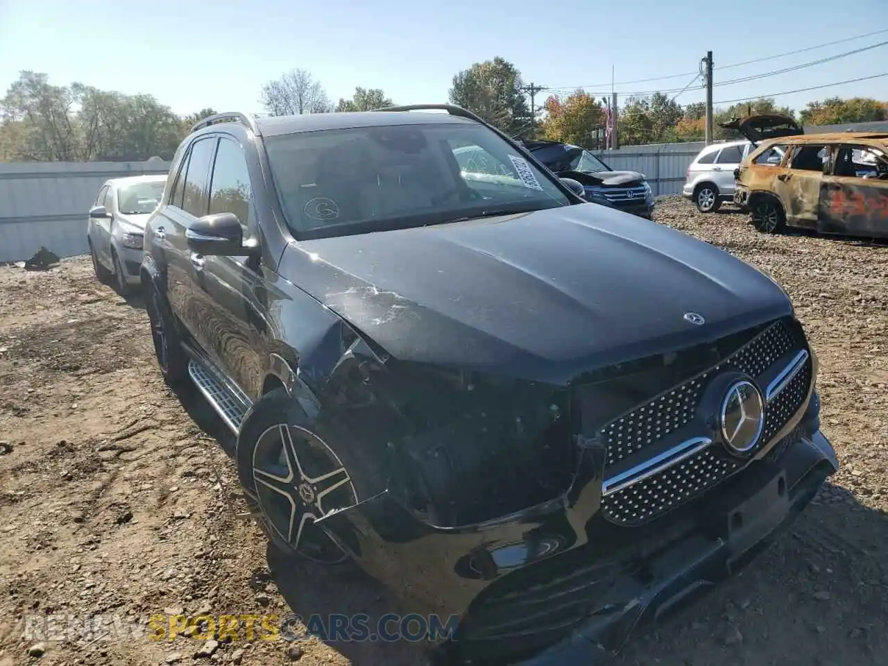 1 Photograph of a damaged car 4JGFB4KB1MA436202 MERCEDES-BENZ GLE-CLASS 2021