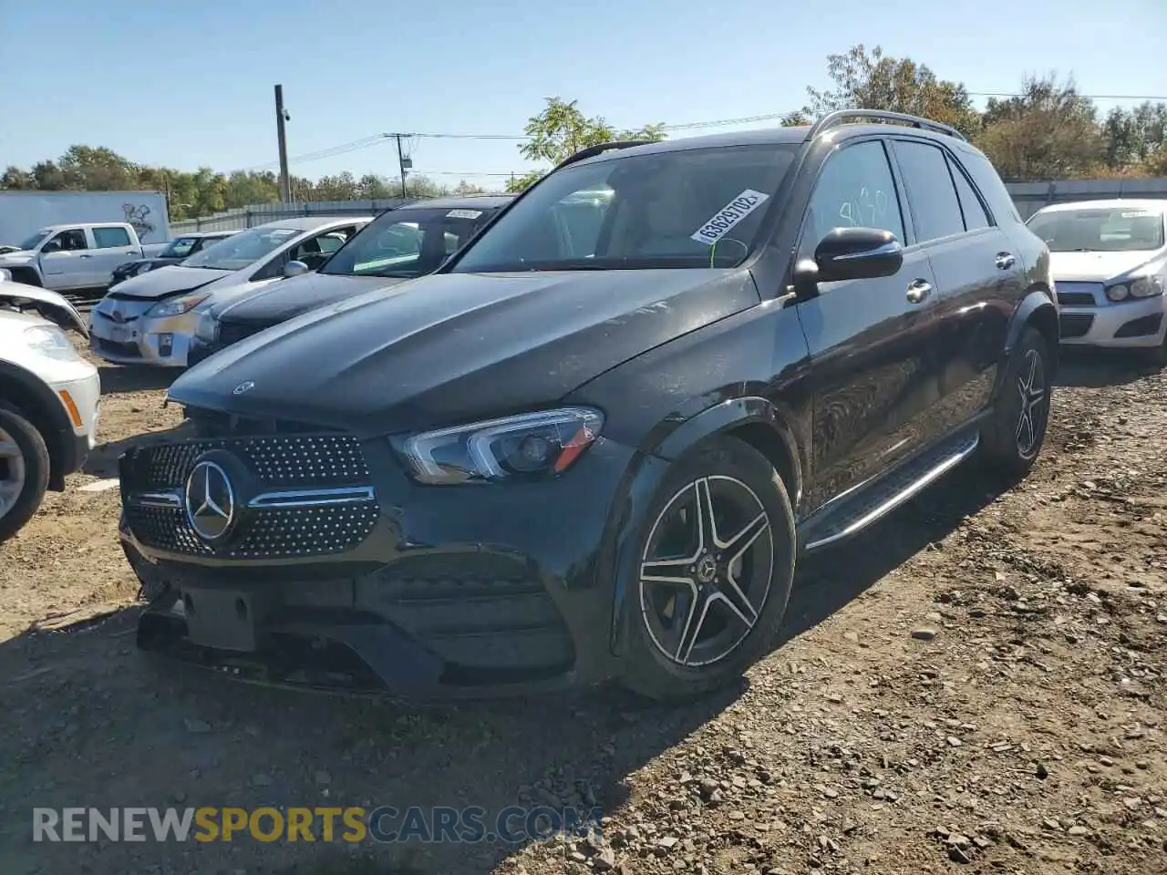 2 Photograph of a damaged car 4JGFB4KB1MA436202 MERCEDES-BENZ GLE-CLASS 2021
