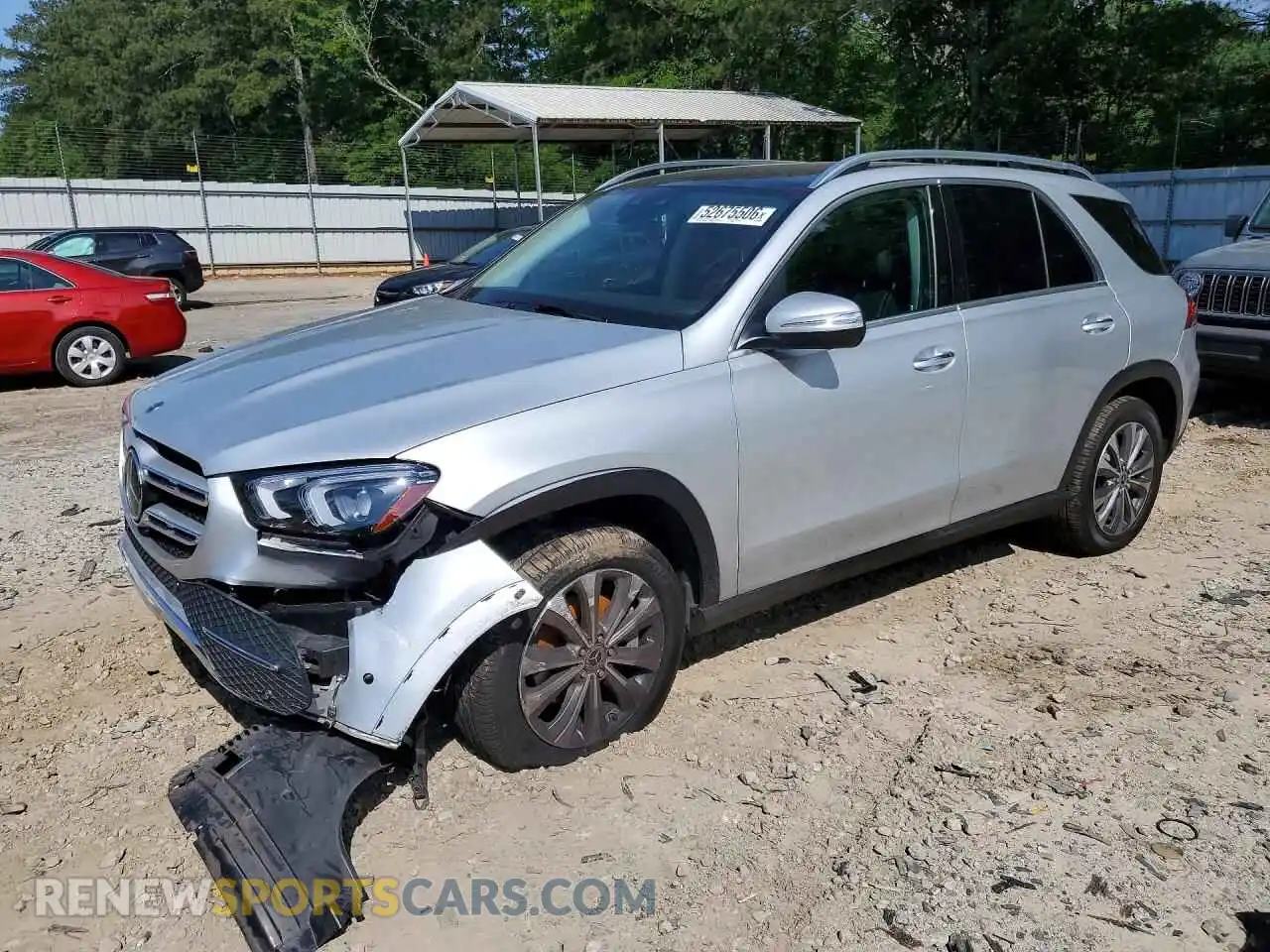 1 Photograph of a damaged car 4JGFB4KB3MA421992 MERCEDES-BENZ GLE-CLASS 2021