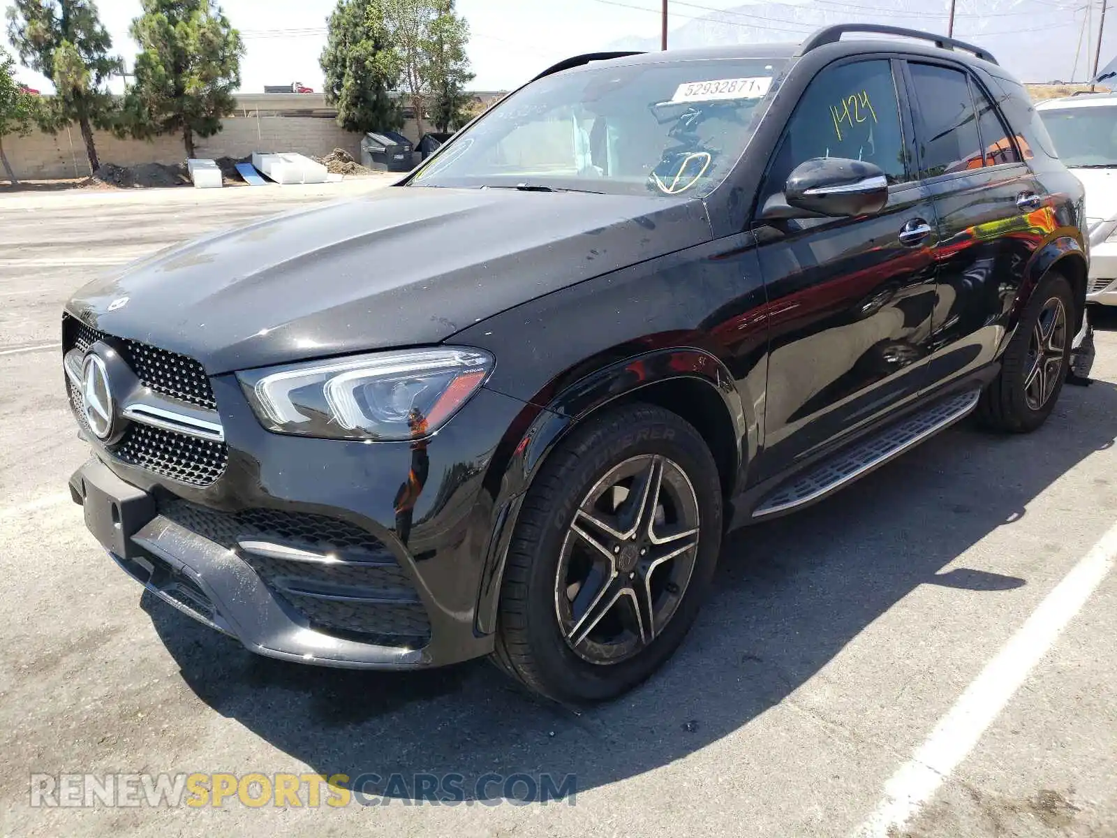 2 fotografías del automóvil dañado 4JGFB4KB3MA462591 MERCEDES-BENZ GLE-CLASS 2021