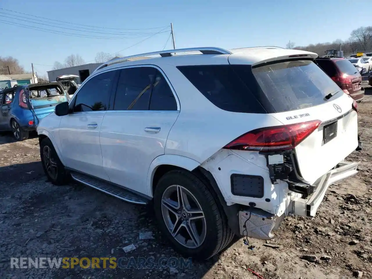 2 Photograph of a damaged car 4JGFB4KB5MA567746 MERCEDES-BENZ GLE-CLASS 2021