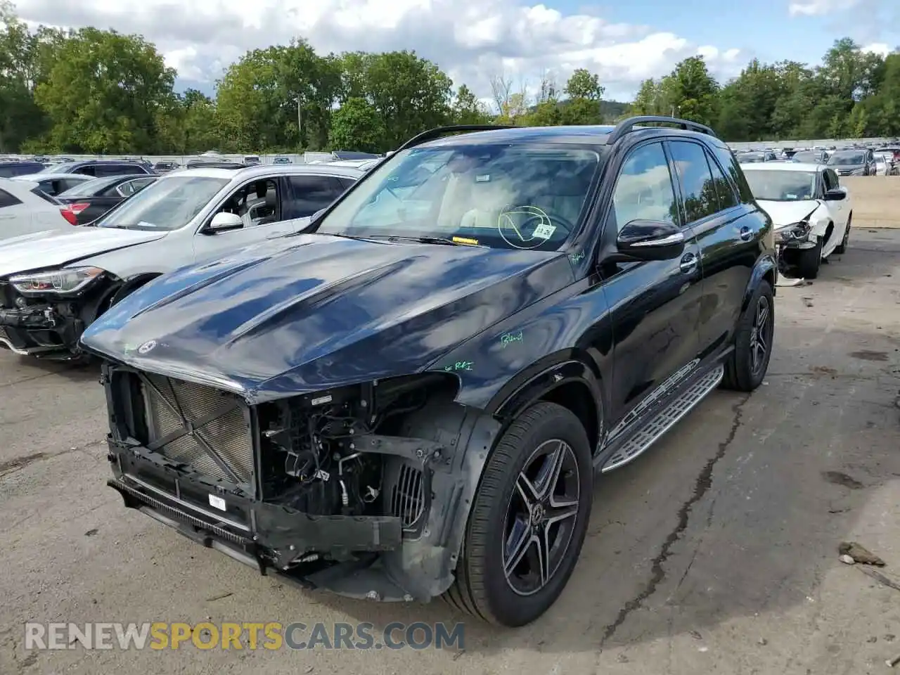 2 Photograph of a damaged car 4JGFB4KB6MA331106 MERCEDES-BENZ GLE-CLASS 2021