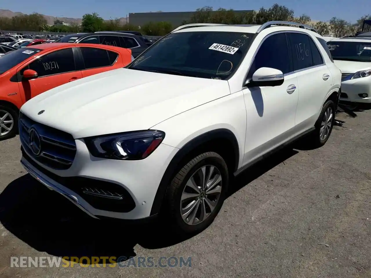 2 Photograph of a damaged car 4JGFB4KB7MA474520 MERCEDES-BENZ GLE-CLASS 2021
