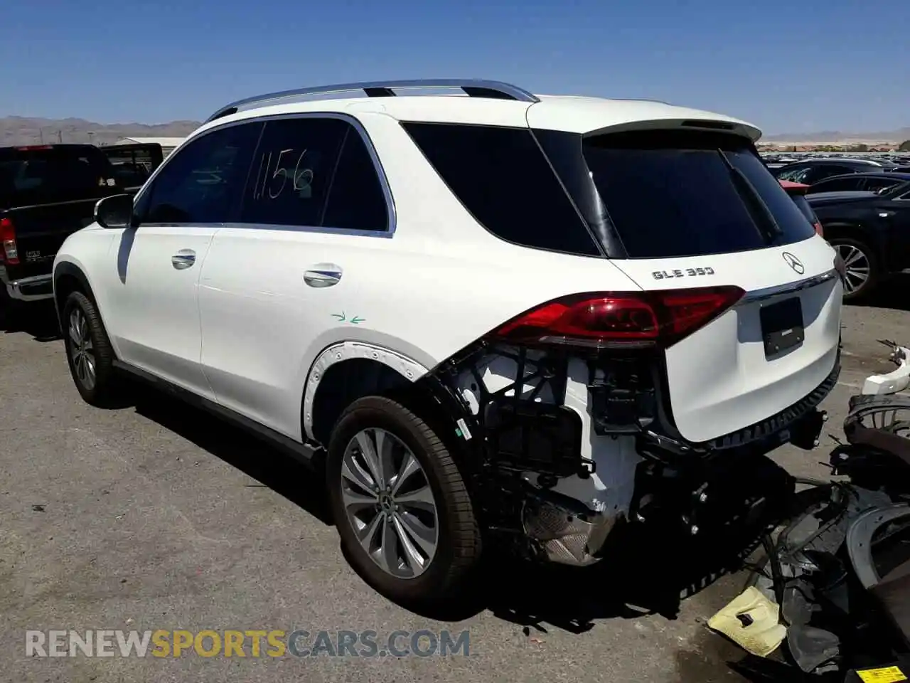 3 Photograph of a damaged car 4JGFB4KB7MA474520 MERCEDES-BENZ GLE-CLASS 2021