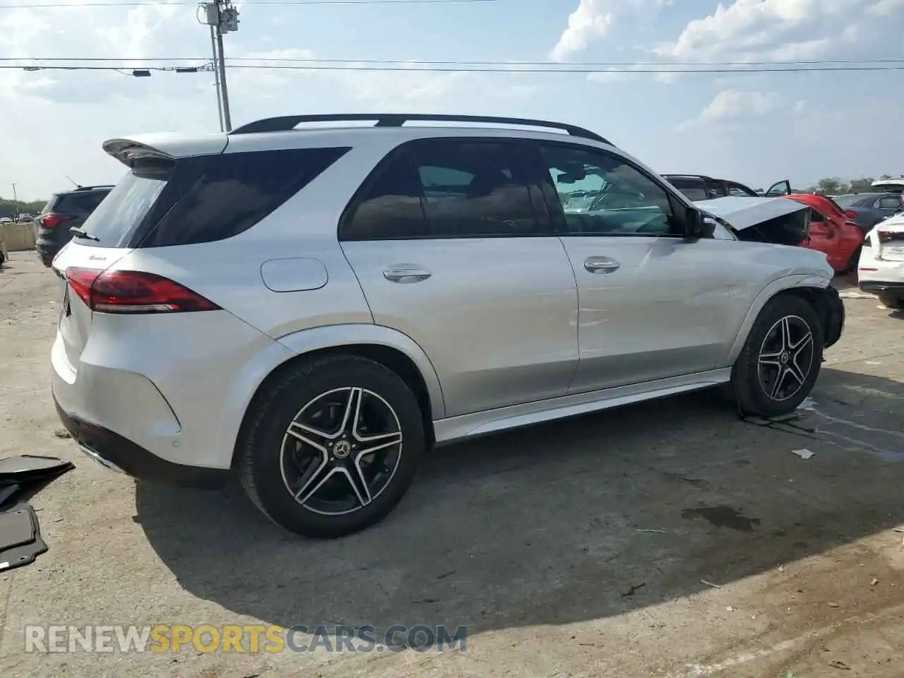 3 Фотография поврежденного автомобиля 4JGFB4KB8MA405674 MERCEDES-BENZ GLE-CLASS 2021