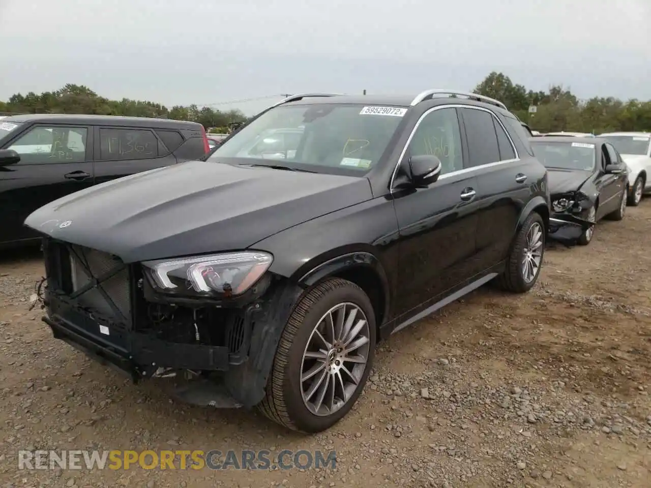 2 Photograph of a damaged car 4JGFB4KBXMA559870 MERCEDES-BENZ GLE-CLASS 2021