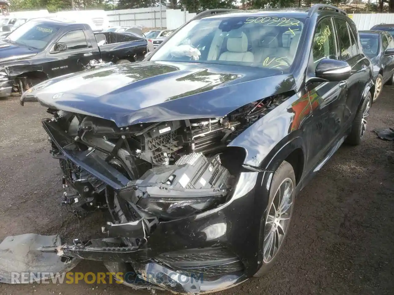 2 Photograph of a damaged car 4JGFB5KB0MA474977 MERCEDES-BENZ GLE-CLASS 2021