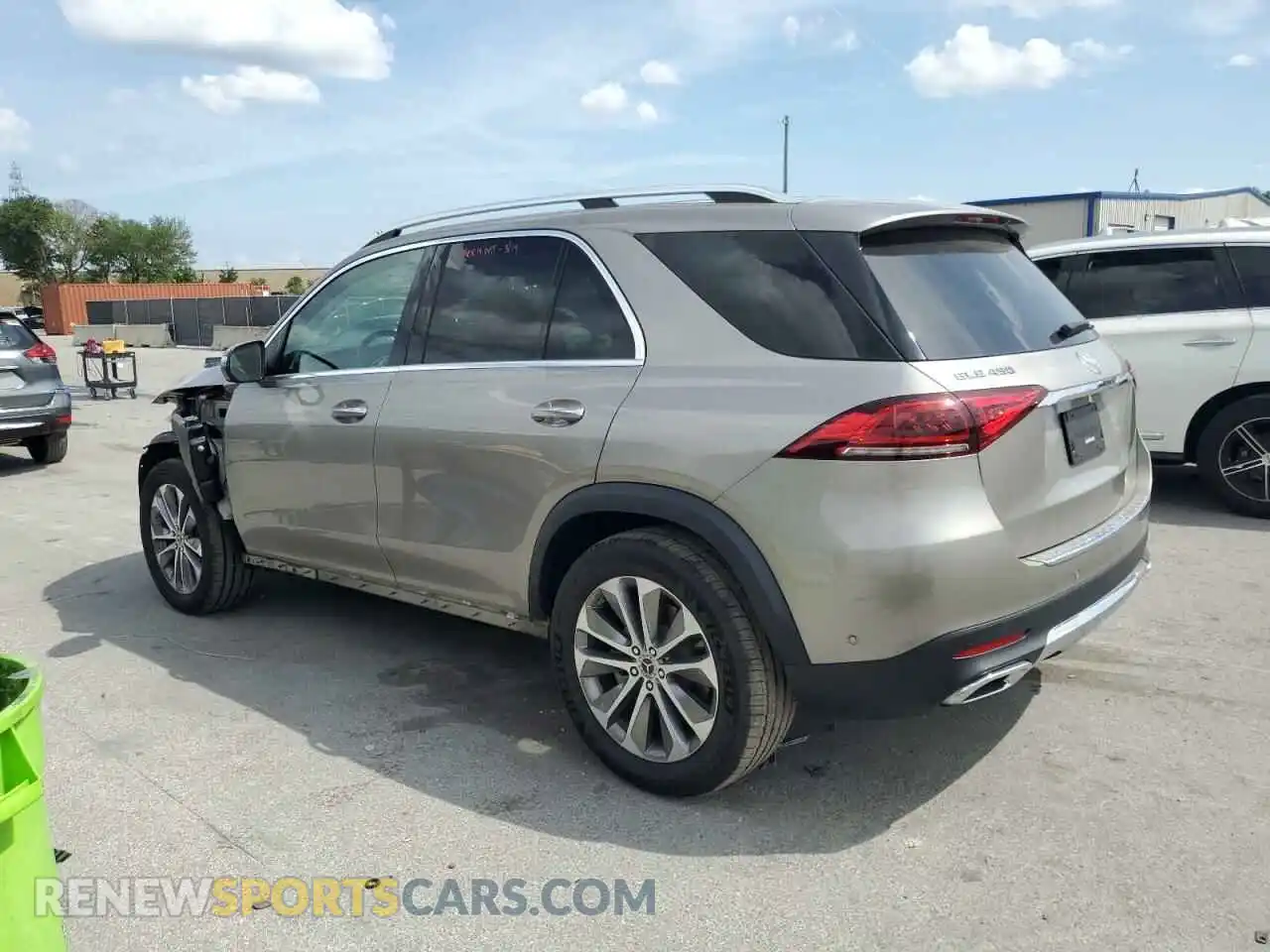 2 fotografías del automóvil dañado 4JGFB5KB0MA500736 MERCEDES-BENZ GLE-CLASS 2021