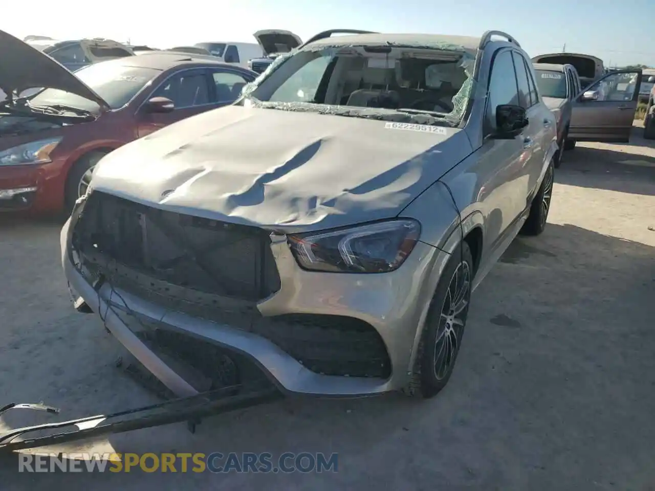 2 Photograph of a damaged car 4JGFB5KB0MA573900 MERCEDES-BENZ GLE-CLASS 2021