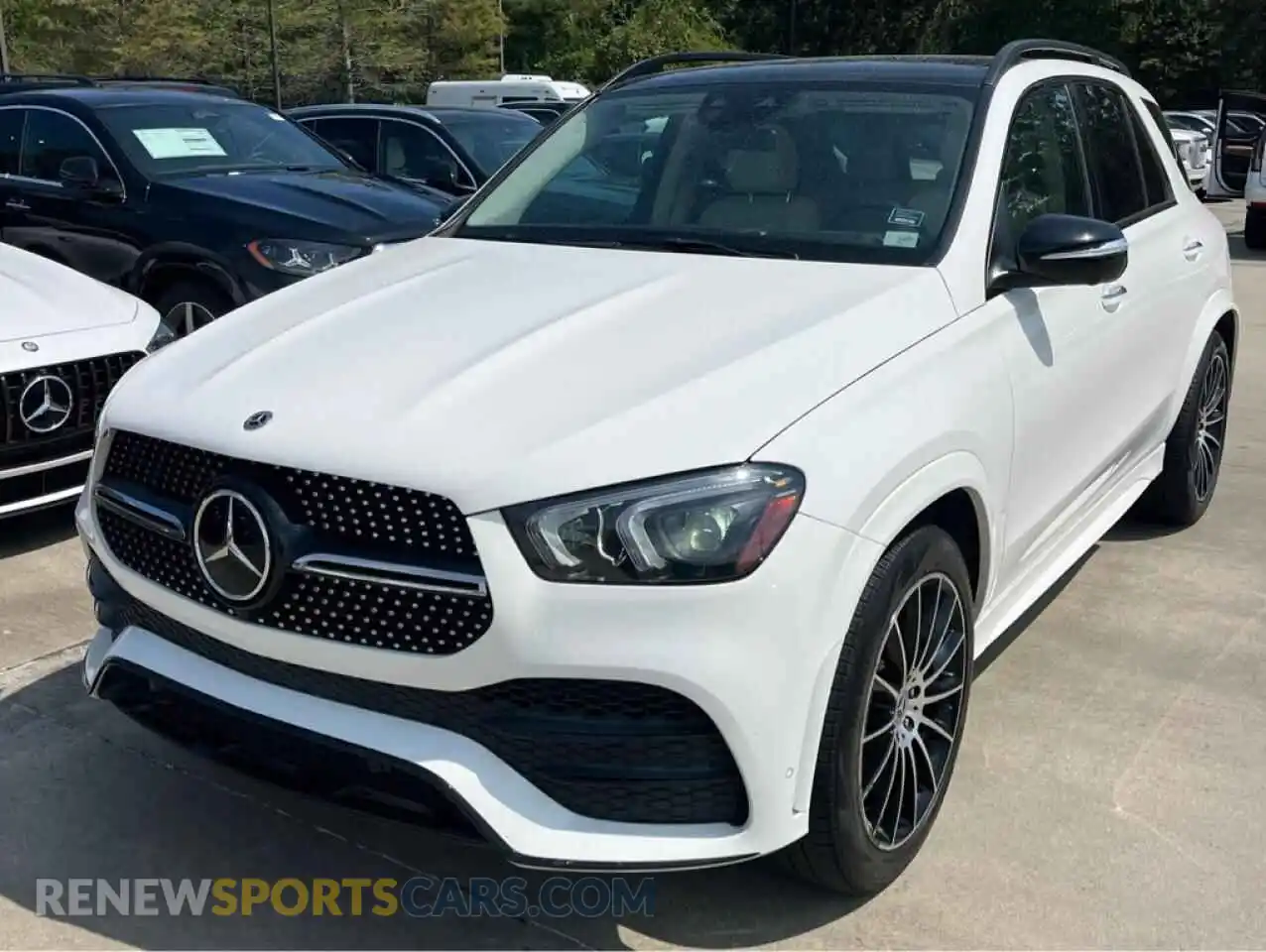 2 Photograph of a damaged car 4JGFB5KB2MA573932 MERCEDES-BENZ GLE-CLASS 2021