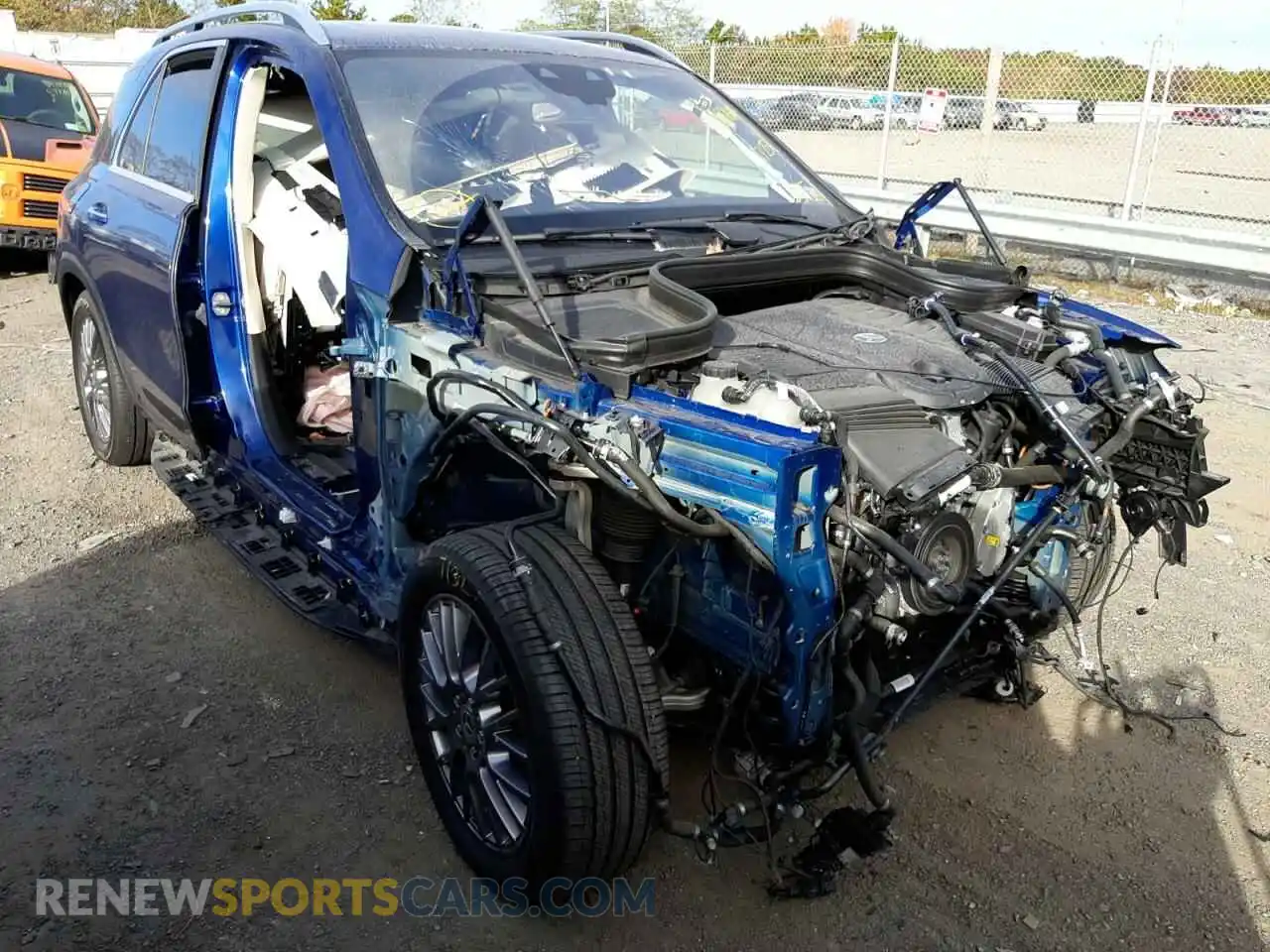 1 Photograph of a damaged car 4JGFB5KB7MA407258 MERCEDES-BENZ GLE-CLASS 2021