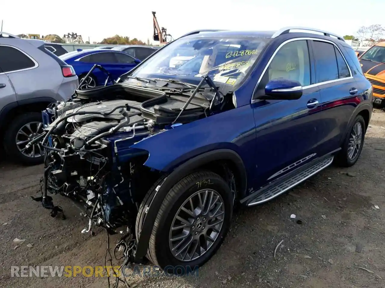 2 Photograph of a damaged car 4JGFB5KB7MA407258 MERCEDES-BENZ GLE-CLASS 2021