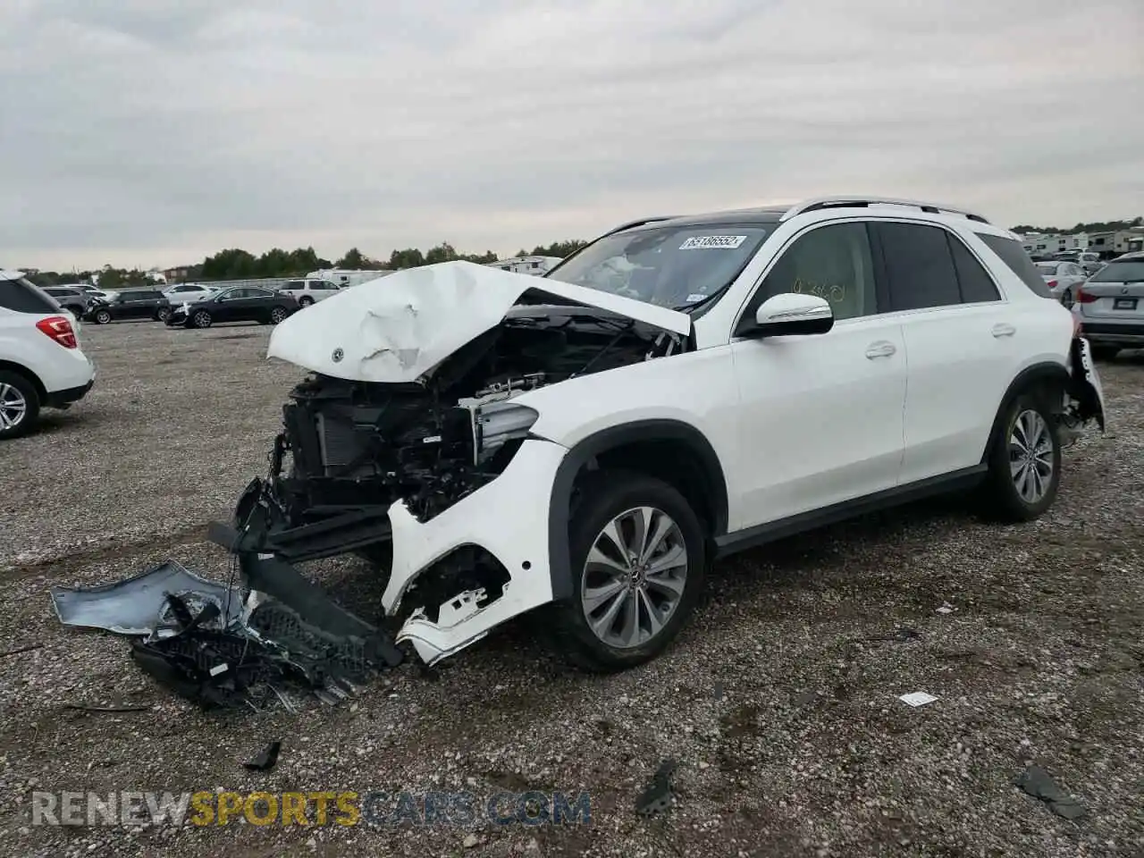 2 Photograph of a damaged car 4JGFB5KB9MA319053 MERCEDES-BENZ GLE-CLASS 2021