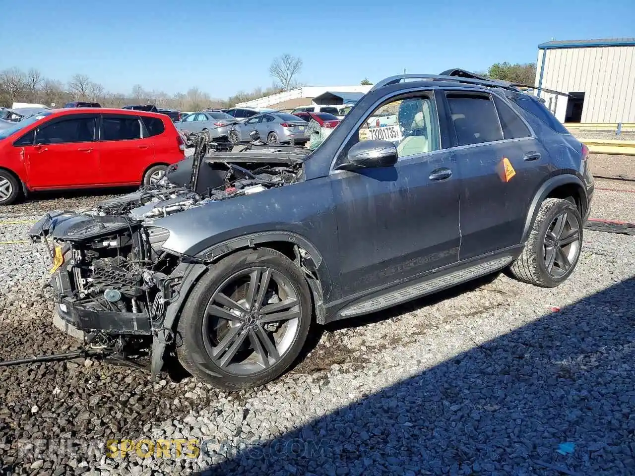 1 Photograph of a damaged car 4JGFB5KBXMA312905 MERCEDES-BENZ GLE-CLASS 2021