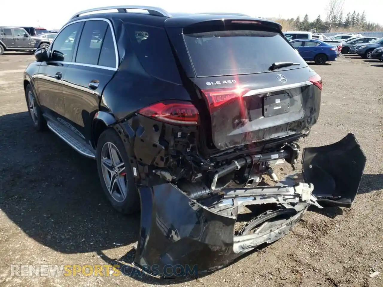 3 Photograph of a damaged car 4JGFB5KBXMA505491 MERCEDES-BENZ GLE-CLASS 2021