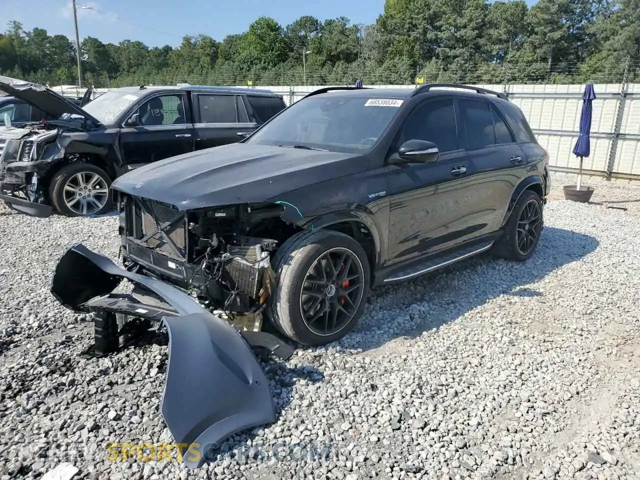 1 Photograph of a damaged car 4JGFB8KB0MA532099 MERCEDES-BENZ GLE-CLASS 2021
