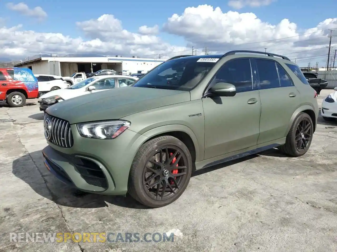 1 Photograph of a damaged car 4JGFB8KB5MA151803 MERCEDES-BENZ GLE-CLASS 2021