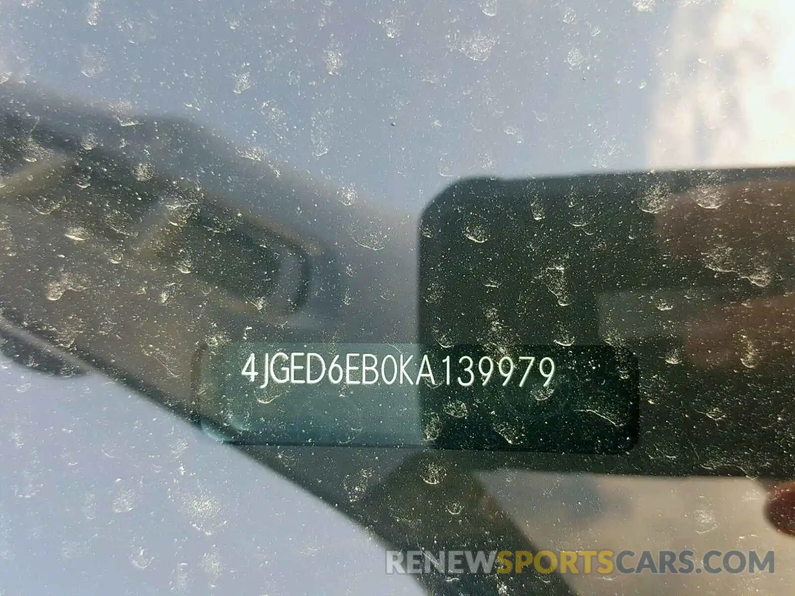 10 Photograph of a damaged car 4JGED6EB0KA139979 MERCEDES-BENZ GLE COUPE 2019