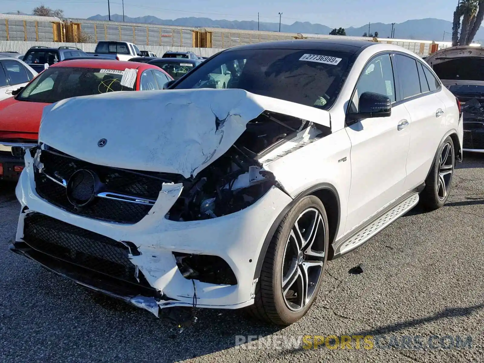 2 Photograph of a damaged car 4JGED6EB6KA130994 MERCEDES-BENZ GLE COUPE 2019