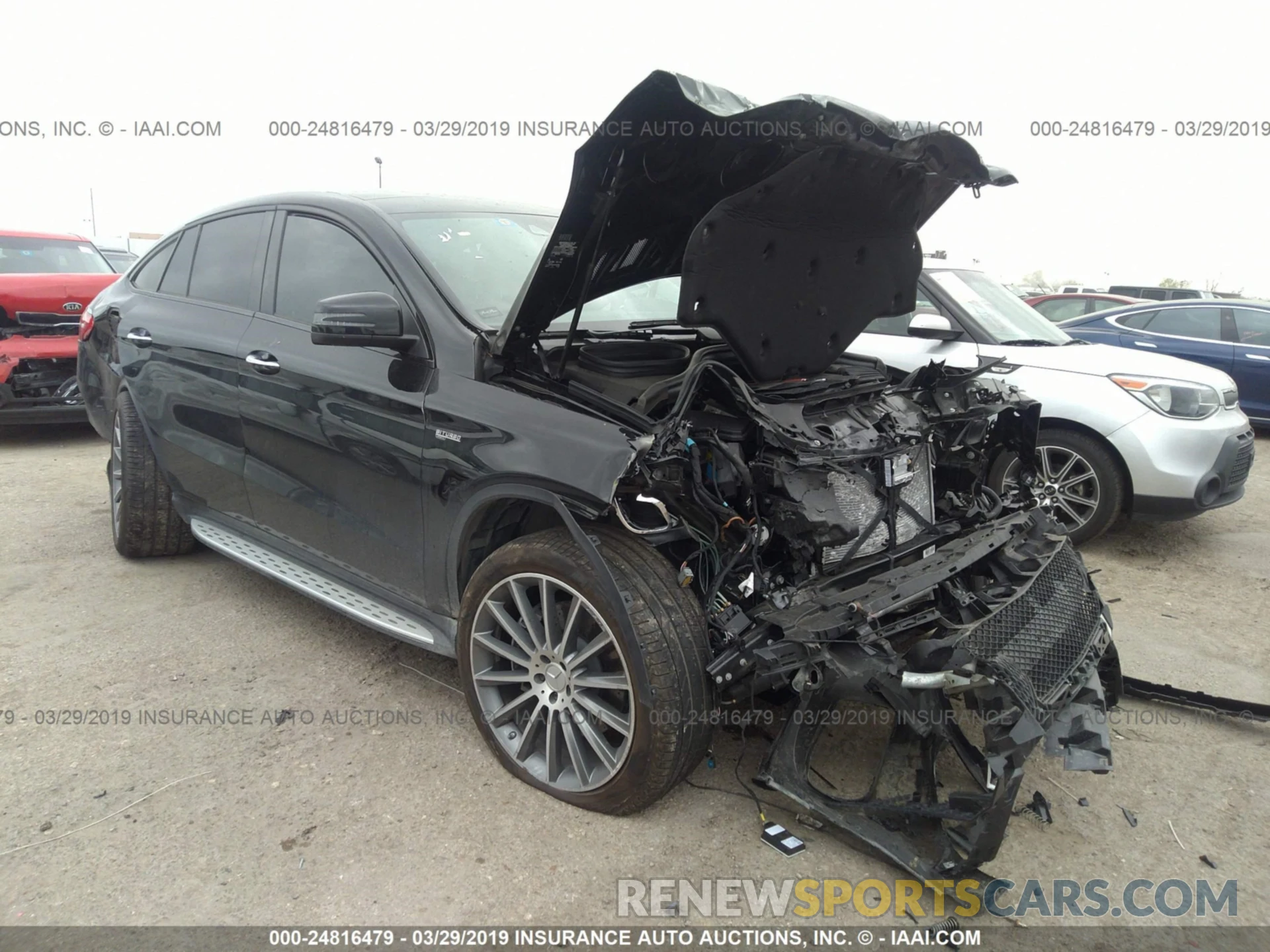 1 Photograph of a damaged car 4JGED6EB8KA137753 MERCEDES-BENZ GLE COUPE 2019