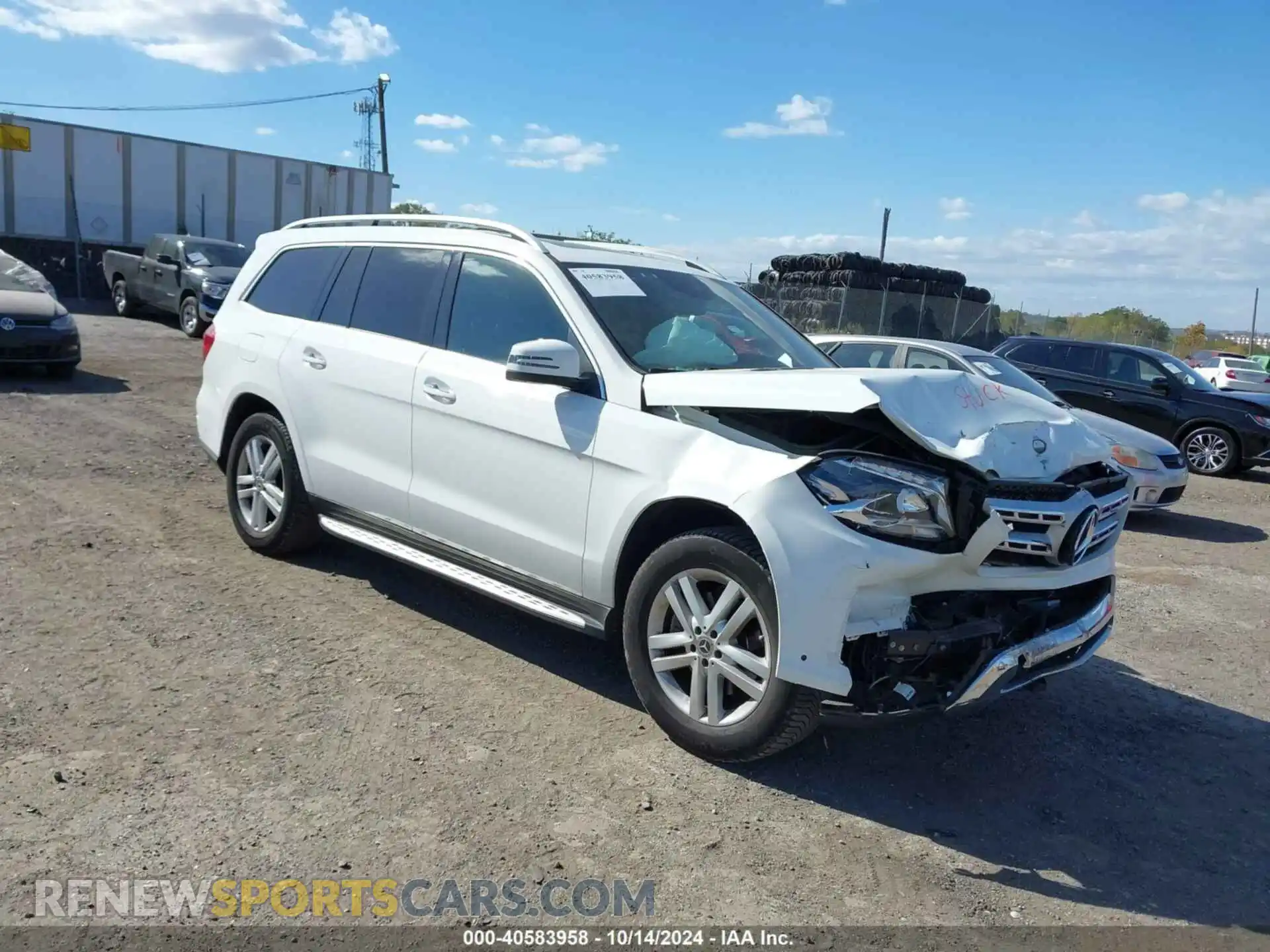 1 Photograph of a damaged car 4JGDF6EE4KB234118 MERCEDES-BENZ GLS 450 2019