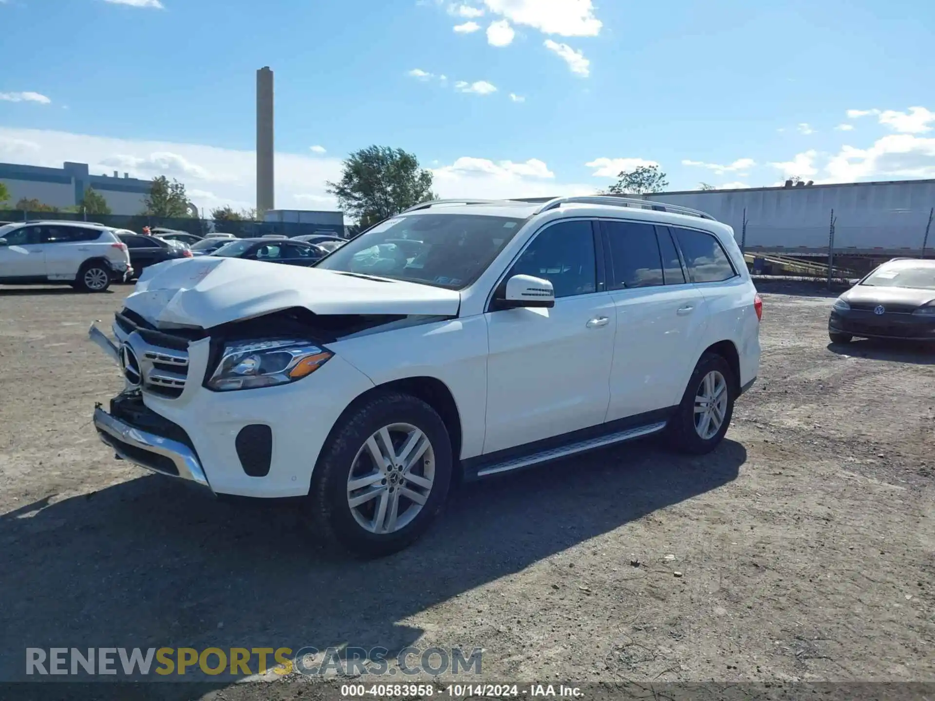 2 Photograph of a damaged car 4JGDF6EE4KB234118 MERCEDES-BENZ GLS 450 2019