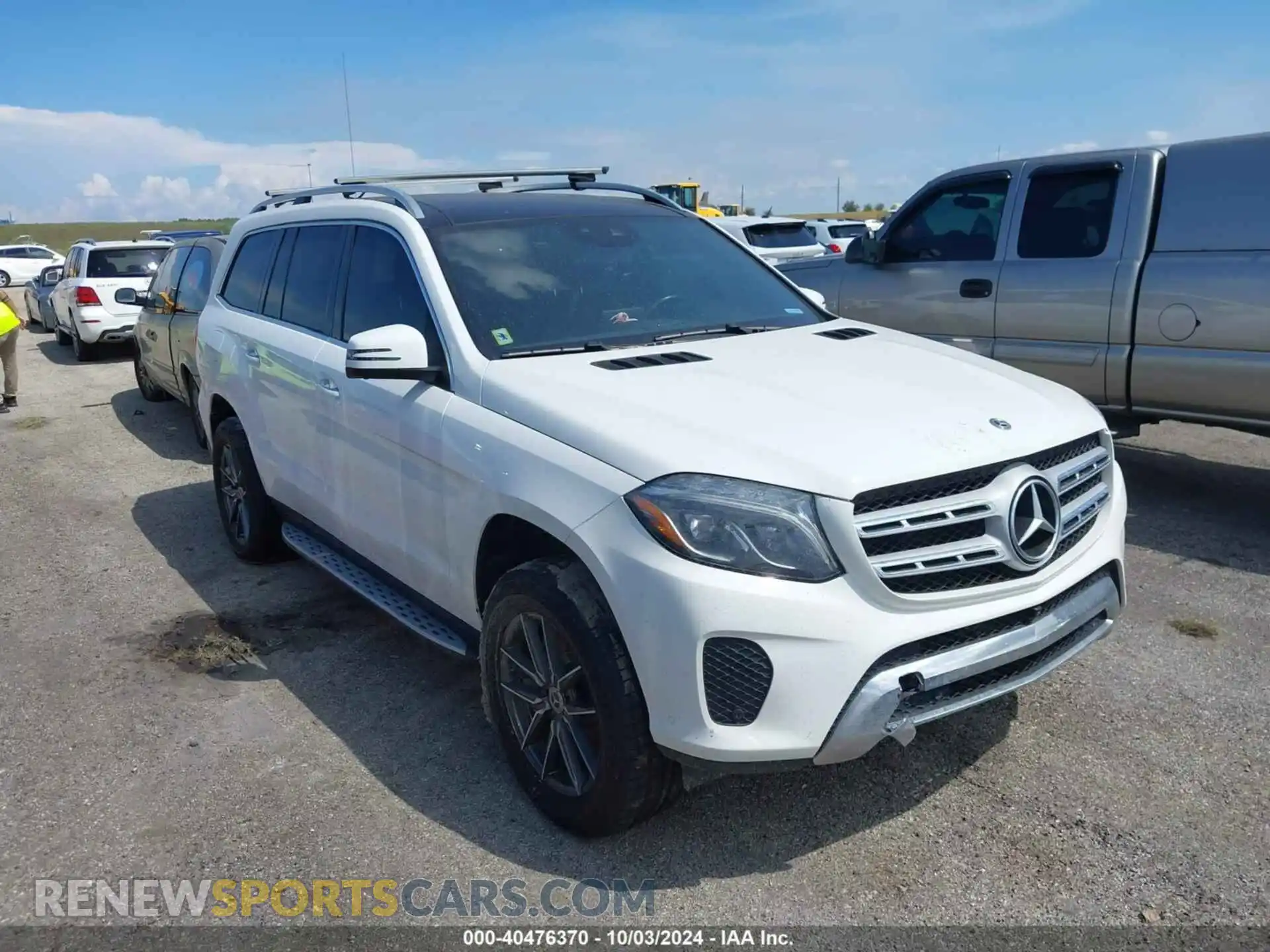 1 Photograph of a damaged car 4JGDF6EEXKB233779 MERCEDES-BENZ GLS 450 2019