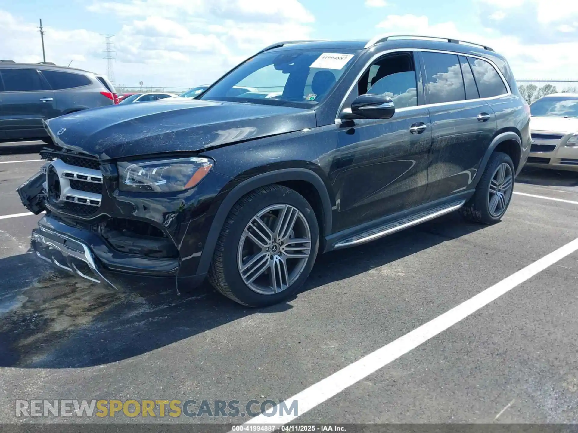 2 Photograph of a damaged car 4JGFF5KE1MA402443 MERCEDES-BENZ GLS 450 2021