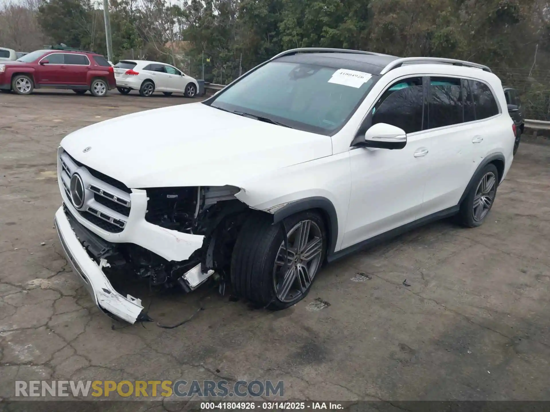 2 Photograph of a damaged car 4JGFF5KE4MA527615 MERCEDES-BENZ GLS 450 2021