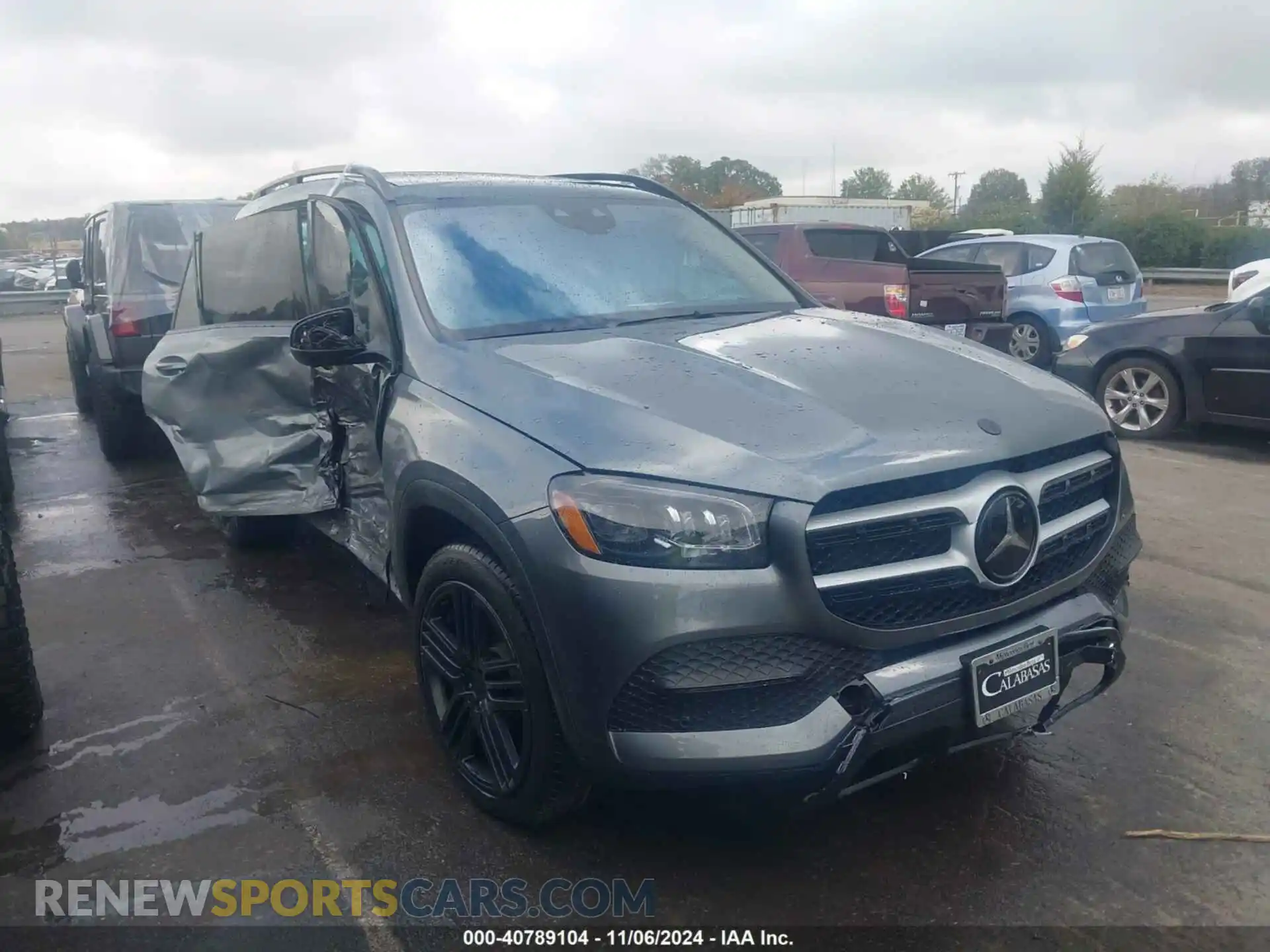 1 Photograph of a damaged car 4JGFF5KE0NA599445 MERCEDES-BENZ GLS 450 2022