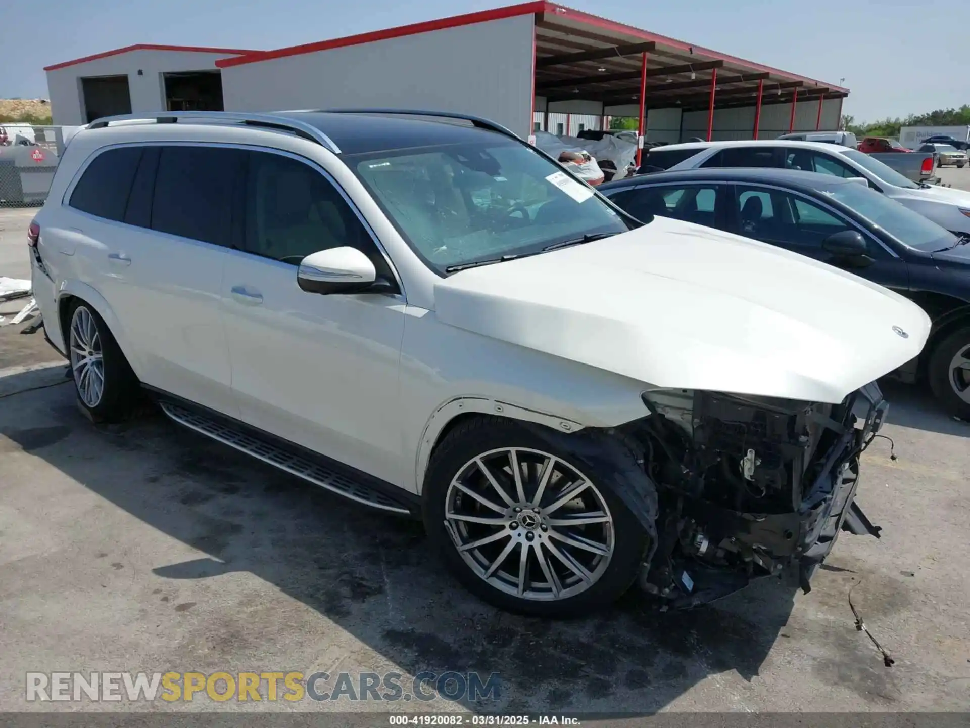 1 Photograph of a damaged car 4JGFF5KE1NA764161 MERCEDES-BENZ GLS 450 2022