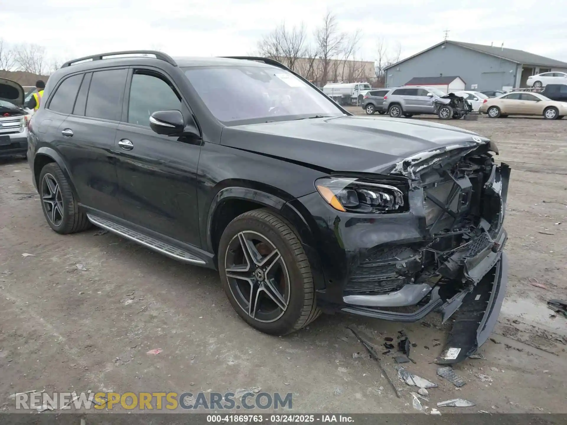 1 Photograph of a damaged car 4JGFF5KE7NA713361 MERCEDES-BENZ GLS 450 2022