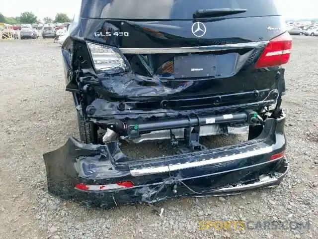 9 Photograph of a damaged car 4JGDF6EE2KB238961 MERCEDES-BENZ GLS 450 4M 2019