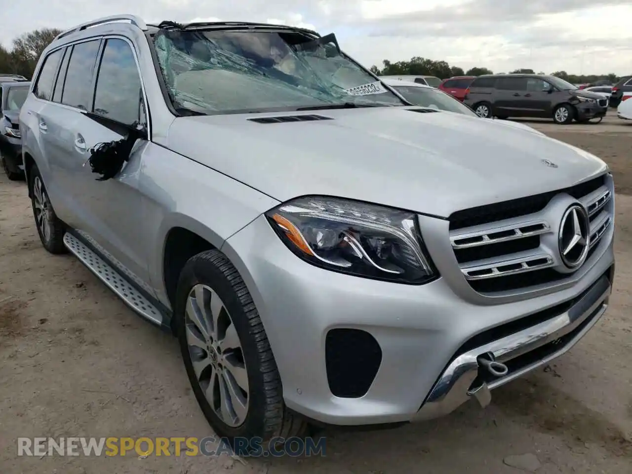 1 Photograph of a damaged car 4JGDF6EE1KB238904 MERCEDES-BENZ GLS-CLASS 2019