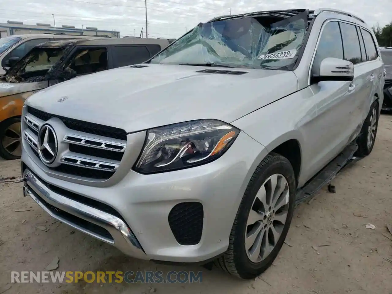2 Photograph of a damaged car 4JGDF6EE1KB238904 MERCEDES-BENZ GLS-CLASS 2019