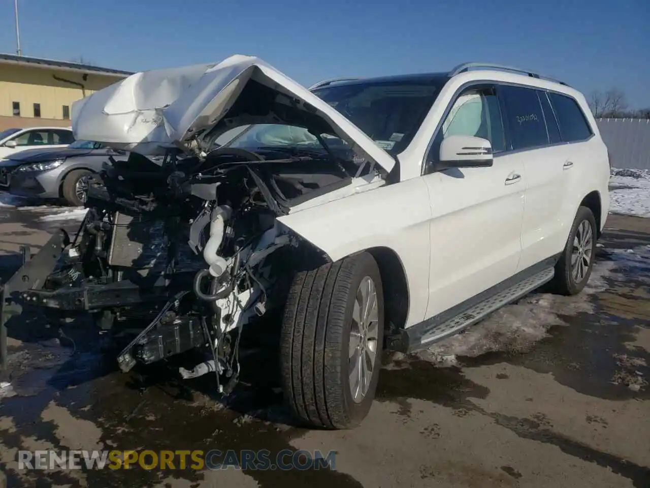 2 Photograph of a damaged car 4JGDF6EE2KB230150 MERCEDES-BENZ GLS-CLASS 2019