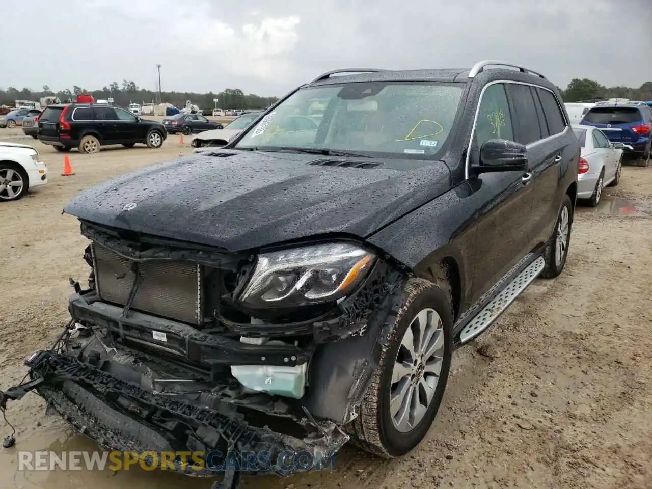 2 Photograph of a damaged car 4JGDF6EE7KB225901 MERCEDES-BENZ GLS-CLASS 2019