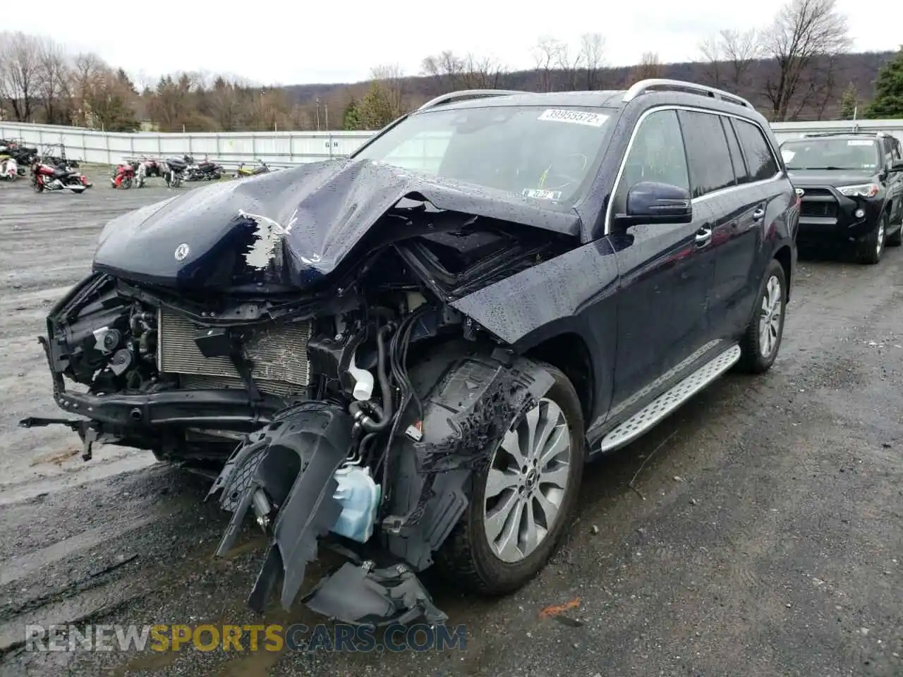 2 Photograph of a damaged car 4JGDF6EEXKB233197 MERCEDES-BENZ GLS-CLASS 2019