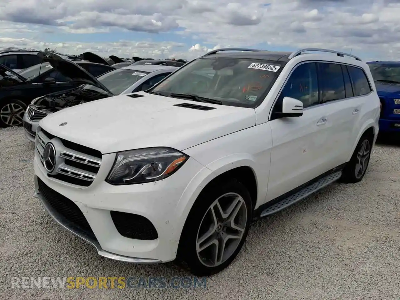 2 Photograph of a damaged car 4JGDF7DE9KB196246 MERCEDES-BENZ GLS-CLASS 2019