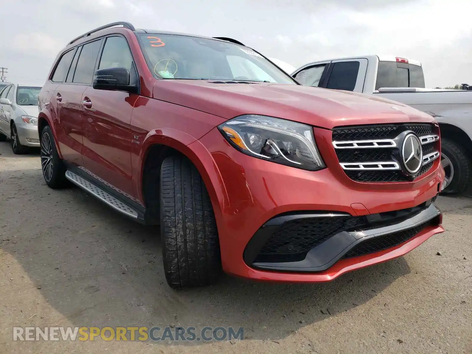 1 Photograph of a damaged car 4JGDF7FE3KB201843 MERCEDES-BENZ GLS-CLASS 2019