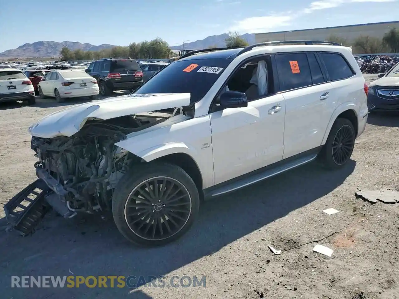 1 Photograph of a damaged car 4JGDF7FE4KB190481 MERCEDES-BENZ GLS-CLASS 2019
